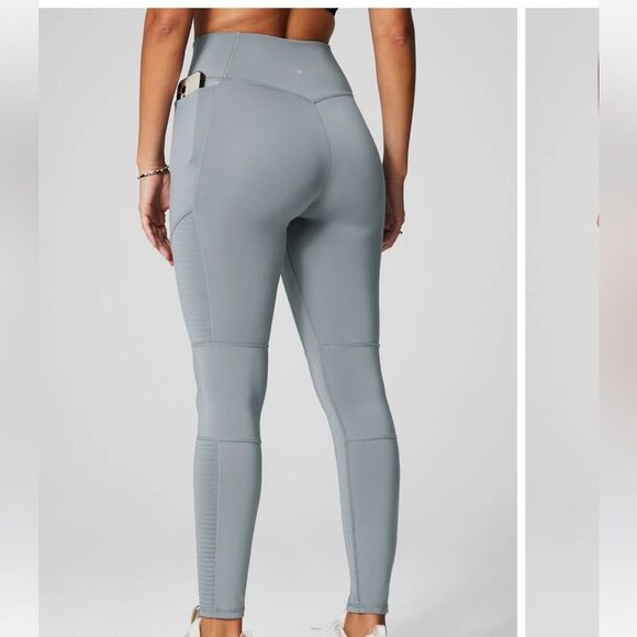Fabletics Motion365+ High-Waisted Moto Legging Stormcloud XS NWT in packaging - Picture 1 of 6